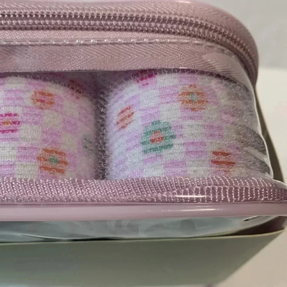Self-Grip Hair Rollers Storage Case 36 Rollers Comb Clips Set New